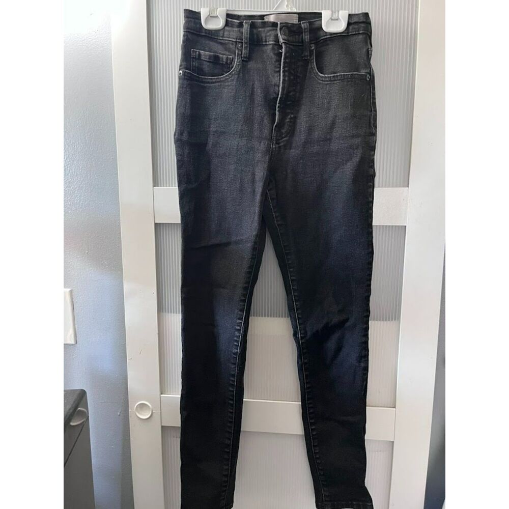 Everlane 28 Regular Skinny Jeans Charcoal Dark Wash